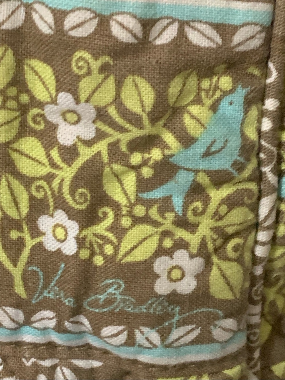 💎 Vera Bradley Sittin In A Tree Let’s Do Lunch Lunchbox Quilted Floral Print - Picture 7 of 14